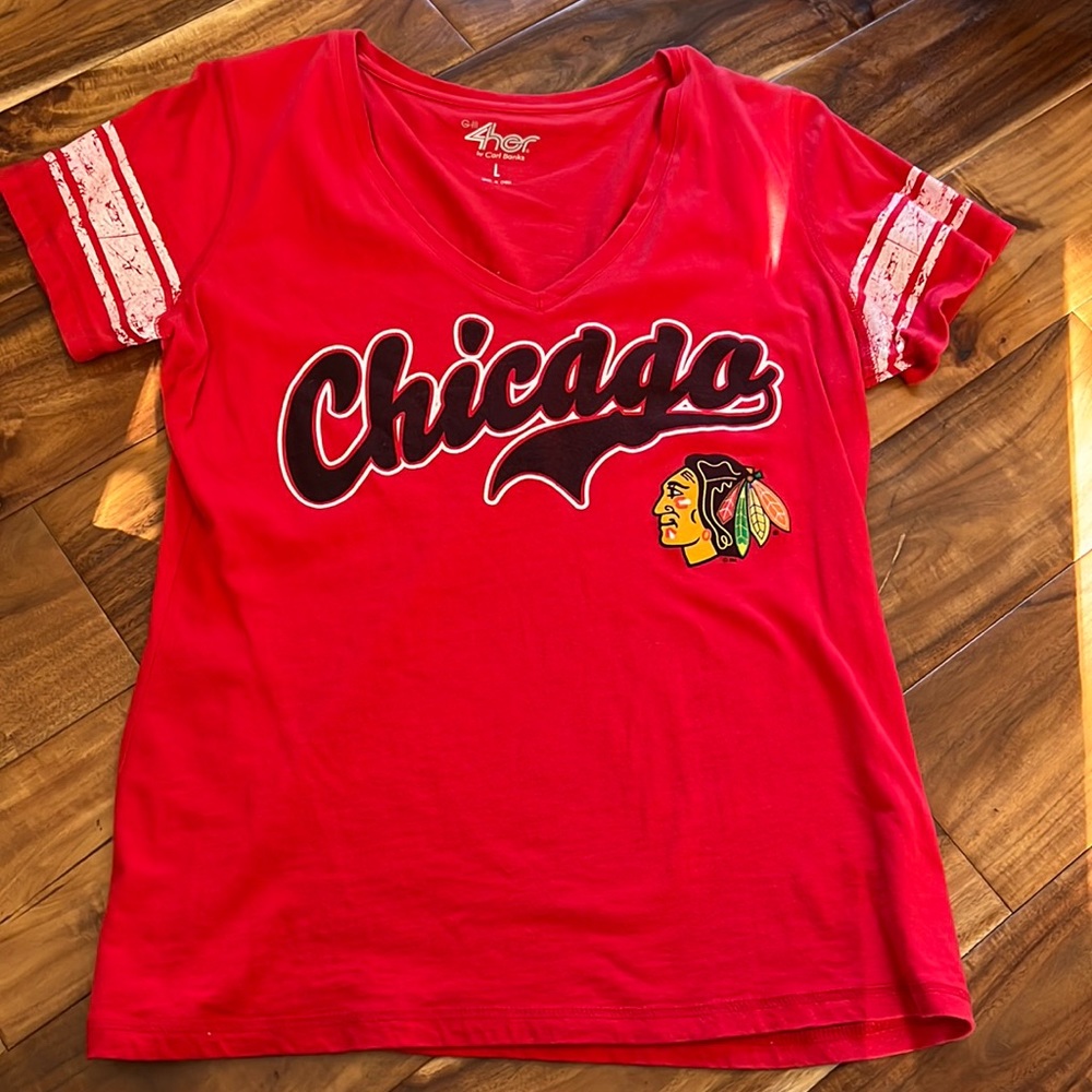 Chicago Blackhawks Hockey Short Sleeve Tee